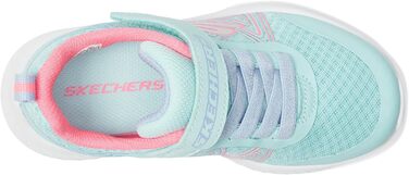 Кросівки Skechers Microspec Bold Delight для дівчаток (31 EU, Аква Роза)