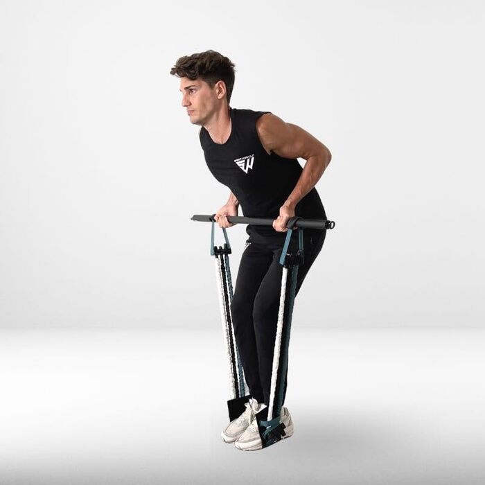 SmartWorkout SMARTPRESS – тренажер для грудей і спини з регульованими еспандерами до 80 кг