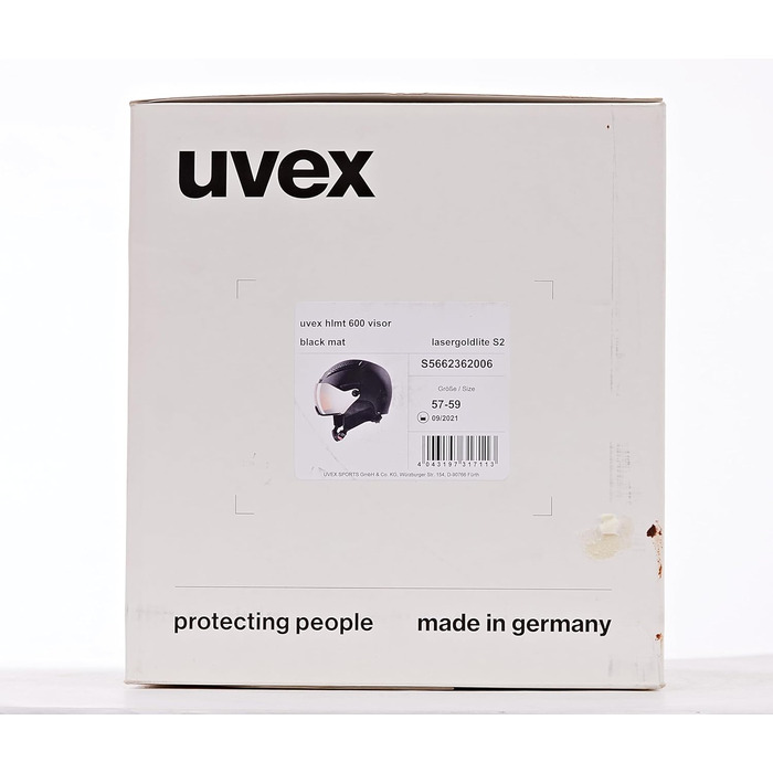 Гірськолижний шолом з візором uvex HLMT 600, унісекс, для дорослих