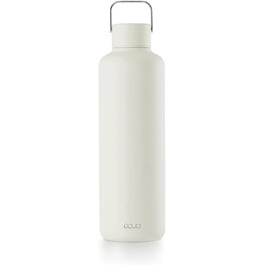 Пляшка для води EQUA Timeless, нержавіюча сталь, 1000 мл, BPA-free, герметична, довговічна, універсальна, біла, велика