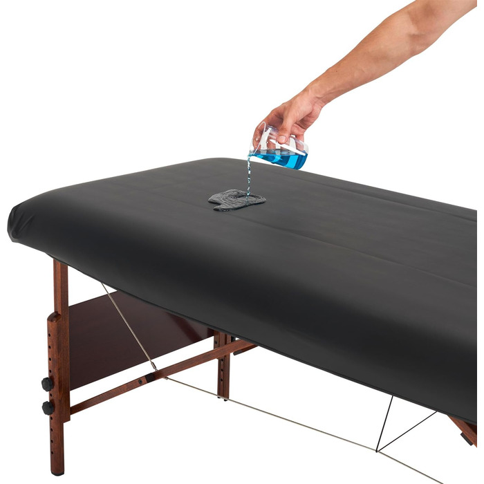 Захисний чохол Master Massage з PU шкіри для масажного столу, водонепроникний, чорний