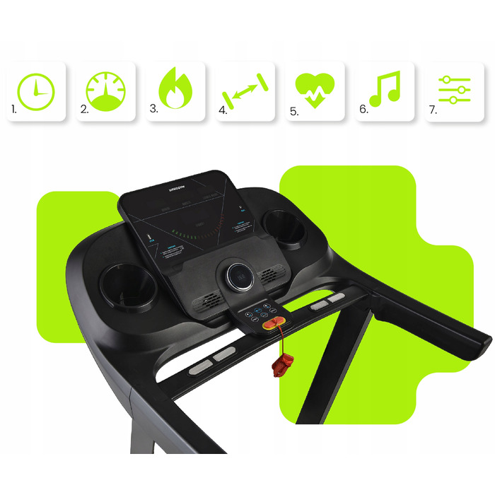 Електрична бігова доріжка Urbogym V680, до 140 кг