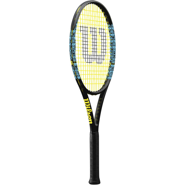 Тенісна ракетка Wilson Minions 103, карбон, баланс на голову, 285 г, довжина 69,2 см, розмір ручки 2