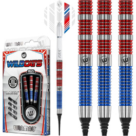 Дротики для дартсу WINMAU Soft Wildcats 20 г, м'які накінечники