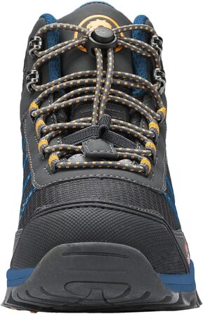Дитячі трекінгові черевики Trolltunga Hiker Mid від Trollkids, 29 EU, чорно-сталево-блакитні