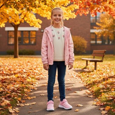 Дитячі кросівки Raoendis для хлопчиків та дівчаток - спортивні, для занять у залі, легкі, з дихаючим матеріалом (29 EU, Рожевий)