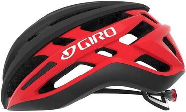 Велосипедний шолом Giro Agilis чорний/червоний, матовий, розмір M, 2024