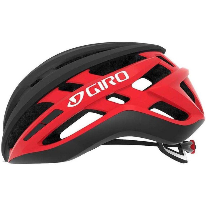 Велосипедний шолом Giro Agilis чорний/червоний, матовий, розмір M, 2024