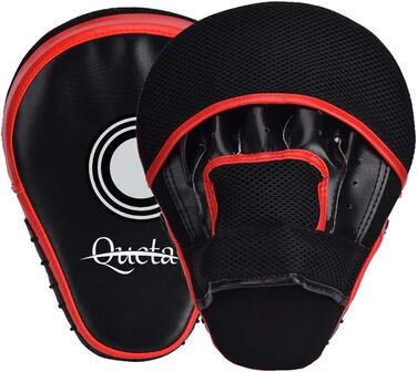 Рукавички для боксу Queta Pratzen PU, 1 пара. Ідеально для кікбоксингу, боксу, муай-тай, карате, тхеквондо та інших єдиноборств. Червоні.