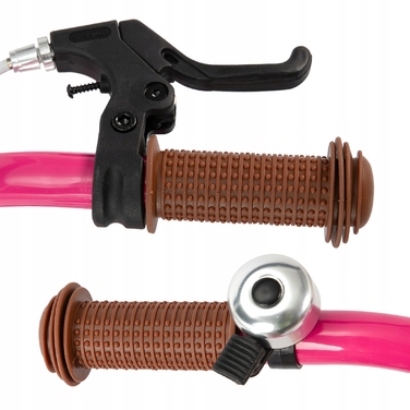 Дитячий велосипед Joystar, рожевий, 14 дюймів, з бічними допоміжними колесами