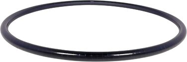 Обруч для фітнесу Zirkus Hula Hoop, металеві кольори, діаметр 70/75/80/85/90 см, чорний, Ø90 см