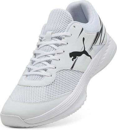 Кросівки для залу PUMA Unisex Varion II Indoor Court Shoe, біло-чорні