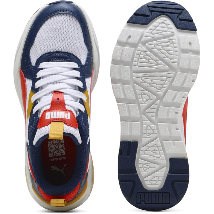 Дитячі кросівки PUMA Trinity Lite Jr - біло-червоно-сині (39 EU)