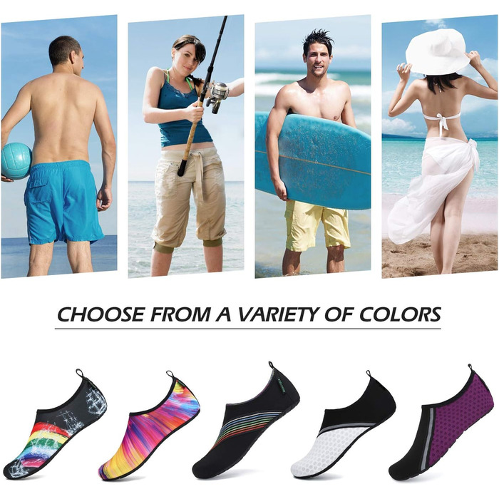 Чоловічі та жіночі аквашузи SAGUARO для плавання та відпочинку на природі, швидковисихаючі, розмір 37-47 EU, в клітинку