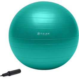 Фітбол Gaiam Total Body Balance Ball Kit для жінок, комплект для фітнесу та йоги