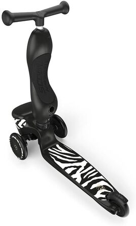 Біговел Scoot & Ride Highwaykick 1 Lifestyle з сидінням та кошиком (зебра)