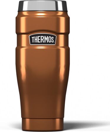 Термокружка Thermos King, нержавіюча сталь, 470 мл, мідне покриття