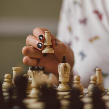 2 в 1: шахи та шашки з дерева Master of Chess, ручна робота, складне шахове поле 31x31 см для дітей і дорослих, портативний набір