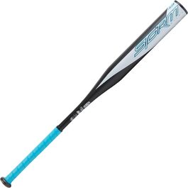 Бейсбольна бита Rawlings Storm Fastpitch для софтболу, 30 дюймів (76 см), алюміній, чорний/білий/Electric Blue