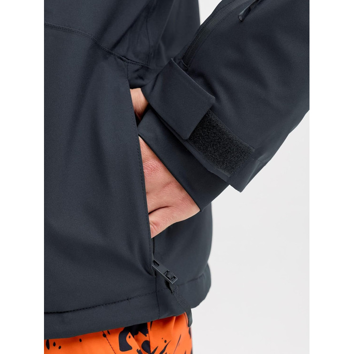 Куртка чоловіча JACK & JONES Shell-Jacke SKI AW25 чорна (S) - гірськолижна, водонепроникна