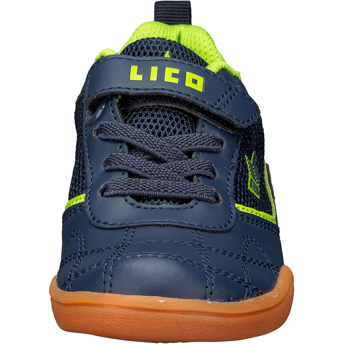 Дитячі спортивні зальні черевики Lico Sloan для занять спортом, 33 EU, блакитний та лимонний кольори