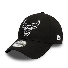 Кепка New Era Chicago Bulls 9Forty NBA – чорна бейсболка з логотипом