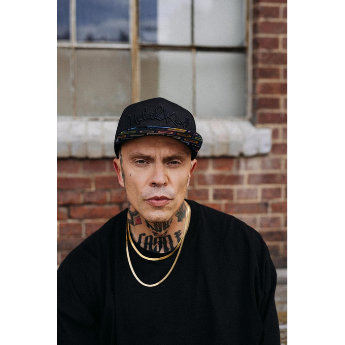 Кепка-снэпбек Nebelkind унісекс чорна, регульована бейсболка з прямим козирком у стилі streetwear, один розмір