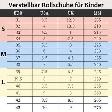 Дитячі ролики Kinder Quad Skates для дівчаток та хлопчиків, 4 розміри, підсвічування, для дому та вулиці