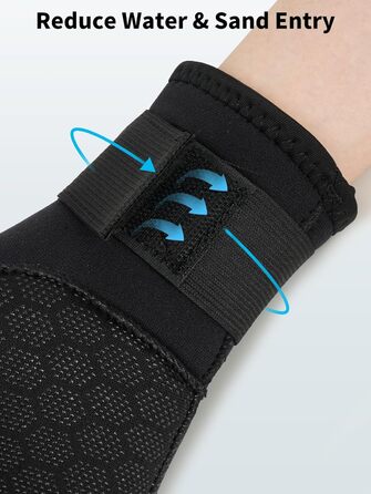 Чоловічі неопренові рукавички Sushall для плавання, серфінгу, каякінгу, дайвінгу, 3 шт., 5 мм, чорний (L)