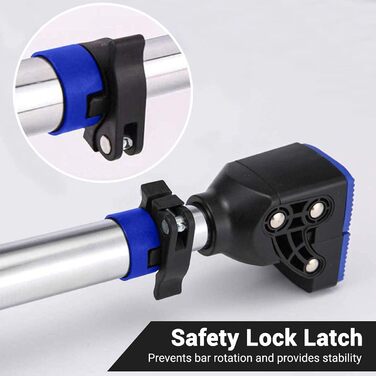 Климмер для турніків ROMIX на двері, регульований 72-97 см, максимальне навантаження 200 кг, з інструкцією для тренувань