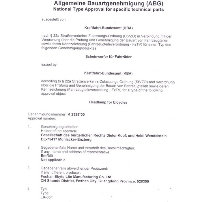 Велосипедні ліхтарі SPGOOD: комплект переднього та заднього ліхтаря, USB-C, водонепроникні (IPX5), сертифіковані StVZO