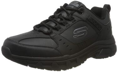 Чоловічі кросівки Skechers Vigor 2.0 для тренувань, шкіряні, з устілкою Memory Foam, чорні