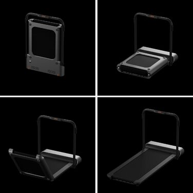 Бігова доріжка WalkingPad R1 Pro складана 918 Вт, електрична для ходьби та бігу до 10 км/год, LCD дисплей, до 110 кг, сіра