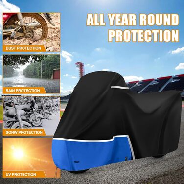 Водонепроникний чохол для мотоцикла BMW R1250GS, R1300GS, F650GS, F750GS, S1000R з тканини Oxford 420D, всесезонний захисний тент