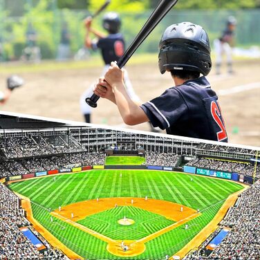 Бейсбольна бита 82 см, сталь, для бейсболу та софтболу, спортивне обладнання, чорна, алюміній