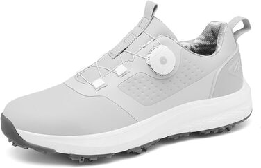 Жіночі гольф-туфлі з шипами, водонепроникні гольф-туфлі для жінок (42 EU, Сірий)