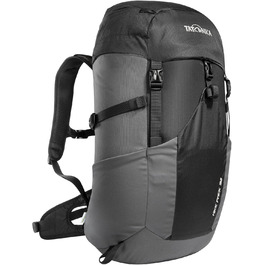 Рюкзак Tatonka Hike Pack 32 л з вентиляцією спини та дощовиком, легкий туристичний рюкзак для походів, чорний/сірий