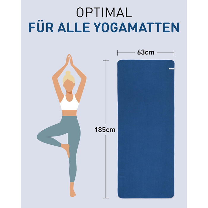Рушник для йоги Fit-Flip з мікрофібри: неслизький, швидковисихаючий, 185x63 см (Raspberry)