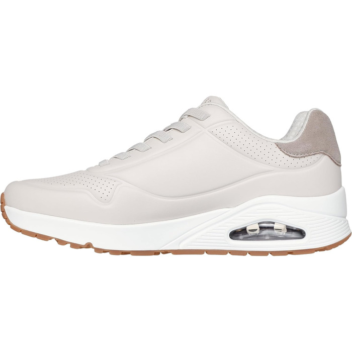 Чоловічі кросівки Skechers UNO Harry Kane Air - стильні та зручні, 47.5 EU, Taupe Duraleather/Taupe Suede