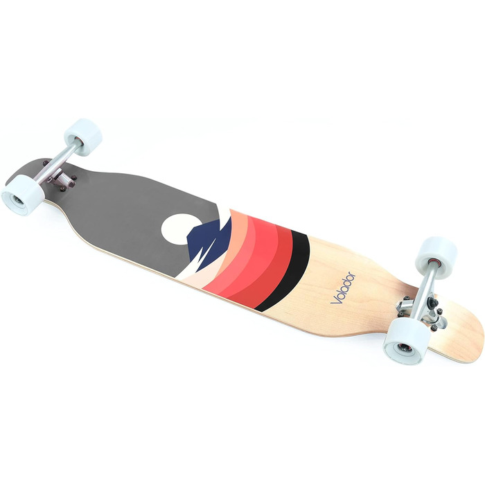Лонгборд Volador Freeride 106,7 см, круїзер Drop Through, дека Camber Concave (Fuji Spring)