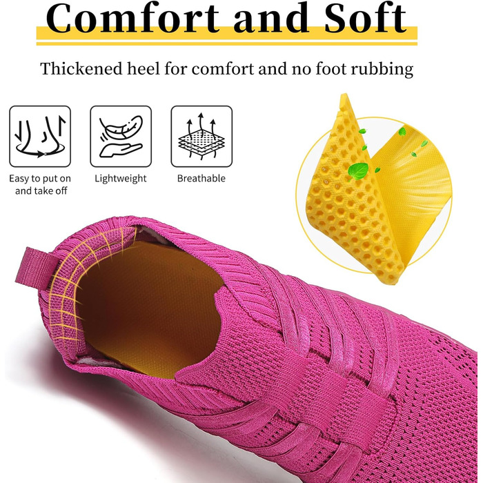 Босижні кросівки для жінок та чоловіків. Широкі босижні кросівки для бігу, трейлраннінгу, фітнесу. Zero-Drop підошва, кросівки з широкою передньою частиною. Легкі, дихаючі, комфортні, антиковзкі. Розміри 36-46 EU (36 EU, Рожево-червоний)