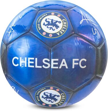 Офіційний футбольний м'яч Chelsea FC Hy-Pro, металевий, розмір 5, для тренувань та матчів, колекційний, для дітей і дорослих