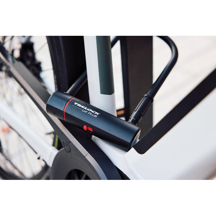 Замок для велосипеда TRELOCK U4 Plus, будівельний, 23 см, чорний