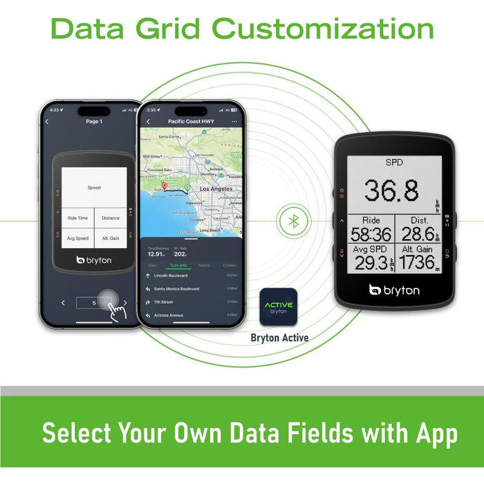 Велокомп'ютер Bryton Rider 460 GPS з LCD 2,6