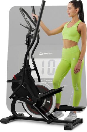 Крос-степпер Hop-Sport HS-400B Icon для дому, 2-в-1: орбітрек і степпер з тренувальним комп'ютером, інноваційний тренажер