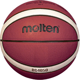 Баскетбольний м'яч Molten BG4050 FIBA зі штучної шкіри, розміри 5, 6, 7