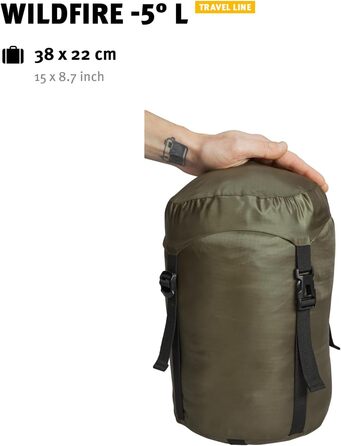 Сплячий мішок Wechsel Mumienschlafsack Wildfire -5°C для кемпінгу, 4 сезони, зимовий, L