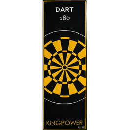 Дартс килимок Kingpower Target Oche для стіл-дарта, захисний гумовий килим для дартборду, жовтий, 237x80 см