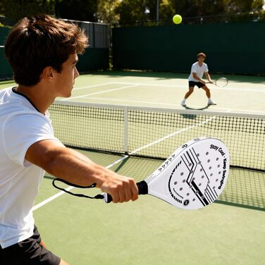 Набір для пляжного тенісу Padelschläger 2 шт. ABS/EVA, з м'ячами та сумкою для перенесення - для дорослих, пляж, басейн, подвір'я