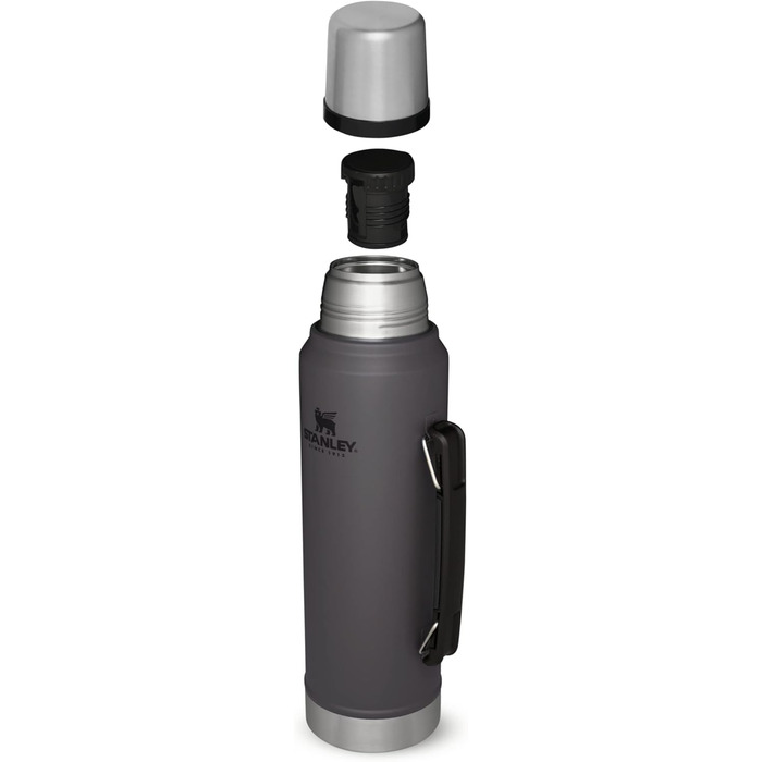 Термос Stanley Classic Legendary, нержавіюча сталь, 1 л, тримає тепло/холод 15-48 годин, BPA Free, для напоїв, мийка в посудомийці